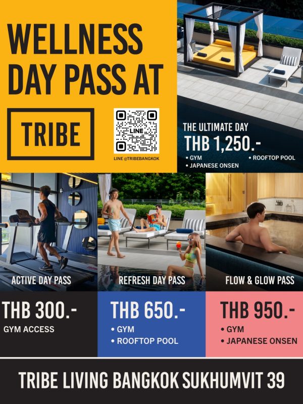 Day pass TRIBE Bangkok